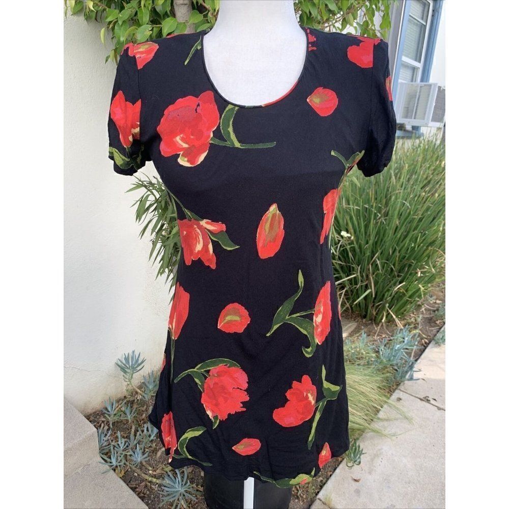 Dawn Joy Fashions Vintage Floral mini dress